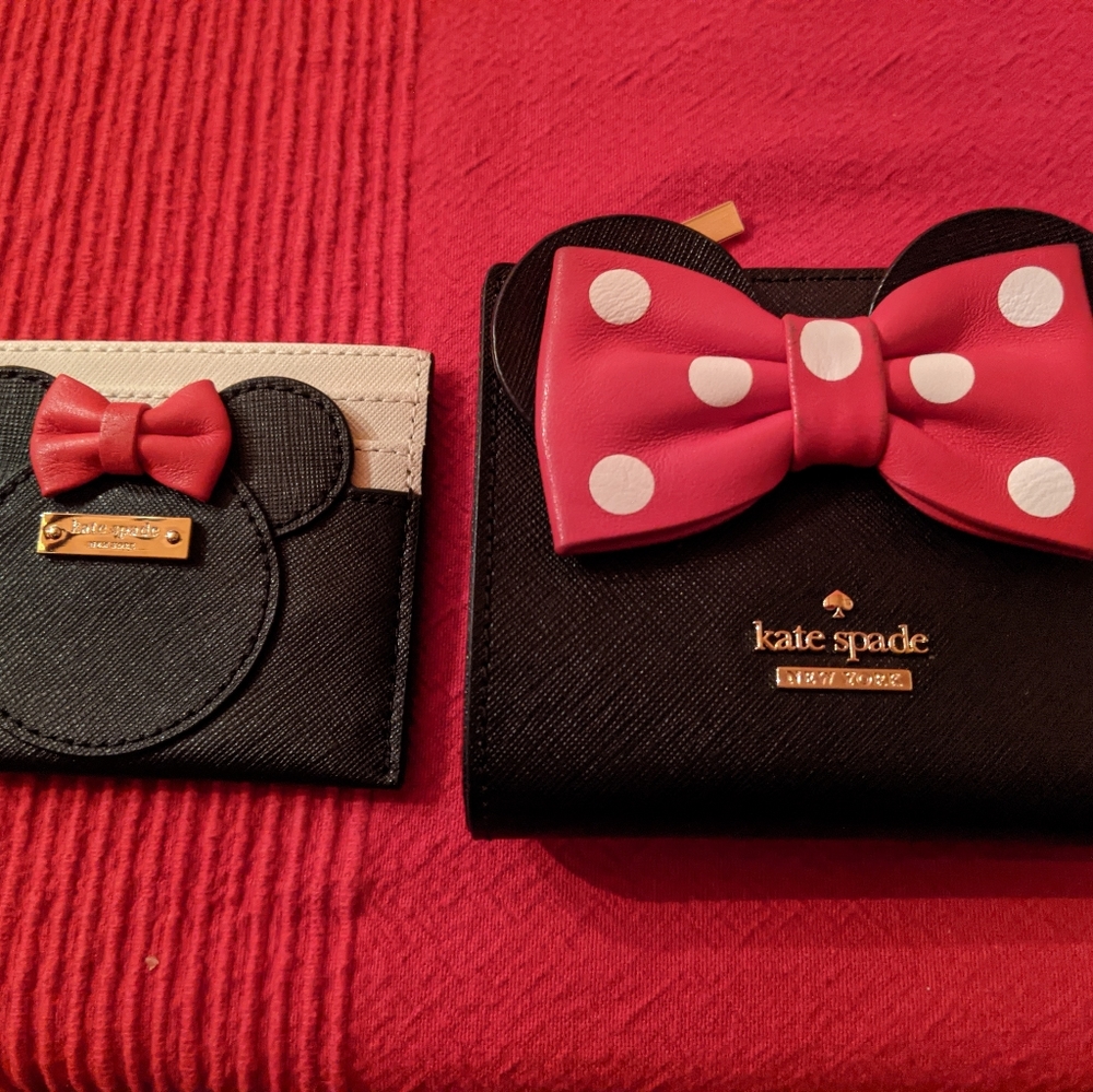 Kate Spade Minnie Mouse wallet & card holder
